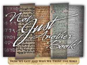 How We Got the Bible Apocryphal Writings General