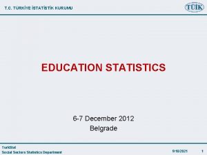 T C TRKYE STATSTK KURUMU EDUCATION STATISTICS 6