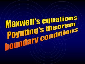 Maxwells equations constitutive relations D E B H