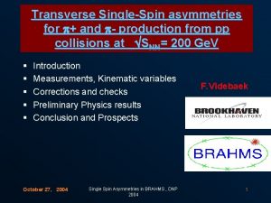 Transverse SingleSpin asymmetries for p and p production