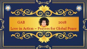 GAB 2018 Love in Action Prayers for Global