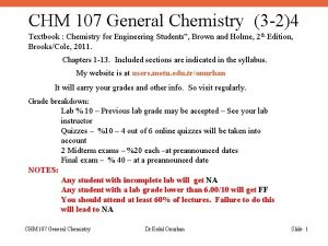 CHM 107 General Chemistry 3 24 Textbook Chemistry