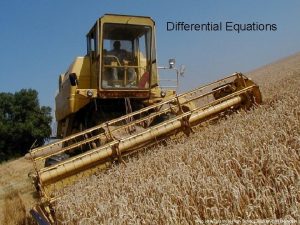 Differential Equations Greg Kelly Hanford High School Richland