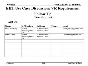 Nov 2018 doc IEEE 802 11 181954 r