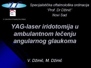 Specijalistika oftalmoloka ordinacija Prof Dr Dini Novi Sad