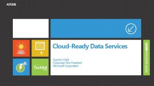 CloudReady Data Services cloud data services new data