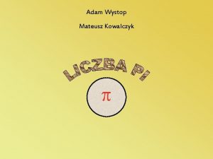 Adam Wystop Mateusz Kowalczyk Historia Szacowana warto Wzory