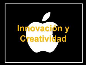 Innovacin y Creatividad La problemtica Qu es innovacin