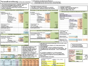 Personalverrechnung inkl berstunden Sonderzahlung 1 Musterabrechnung laufender Bezug