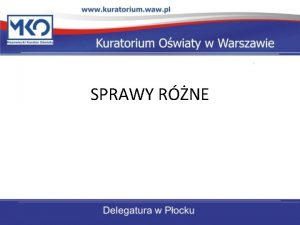 SPRAWY RNE AWANS ZAWODOWY na stopie nauczyciela mianowanego