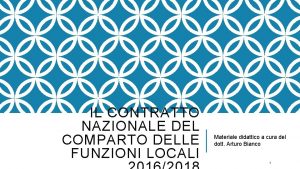 IL CONTRATTO NAZIONALE DEL COMPARTO DELLE FUNZIONI LOCALI