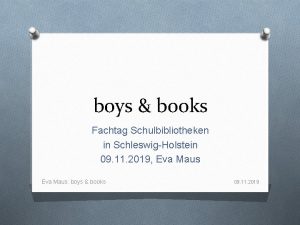 boys books Fachtag Schulbibliotheken in SchleswigHolstein 09 11