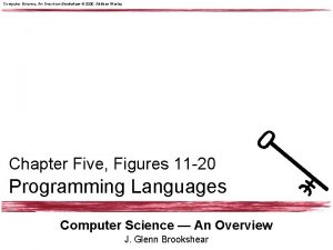 Computer Science An Overview Brookshear 2000 Addison Wesley