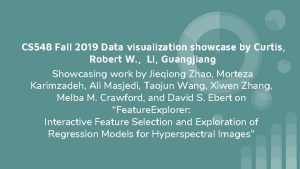 CS 548 Fall 2019 Data visualization showcase by