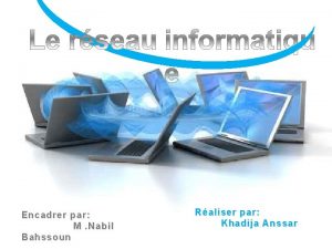 Encadrer par M Nabil Bahssoun Raliser par Khadija