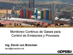 Monitoreo Continuo de Gases para Control de Emisiones