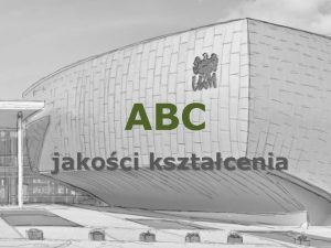 ABC jakoci ksztacenia Alfabetyczna lista hase Archiwum Prac