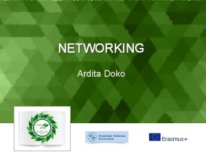 Showeet com NETWORKING Ardita Doko INDEX 1 Networking