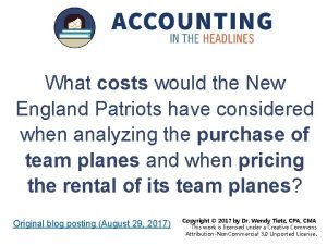 What costs would the New England Patriots have