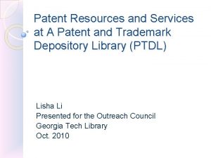 Patent Resources and Services at A Patent and