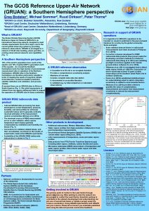 The GCOS Reference UpperAir Network GRUAN a Southern