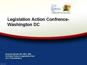 Legislation Action Confrence Washington DC Suzanne Morales RD