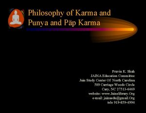 Philosophy of Karma and Punya and Pp Karma