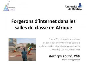 Forgerons dinternet dans les salles de classe en