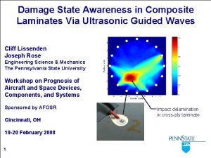 Damage State Awareness in Composite Laminates Via Ultrasonic