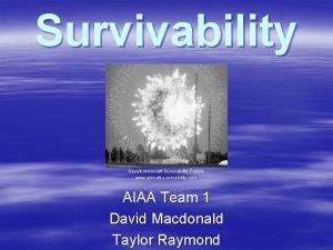 Survivability Result of Aircraft Survivability Failure www aircraftsurvivability