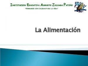 INSTITUCION EDUCATIVA AUGUSTO ZULUAGA PATIO FORMAMOS CON CALIDAD