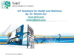 Teln T Artificial Intelligence Io T Solutions for