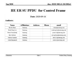 Sep 2020 doc IEEE 802 11 201503 r