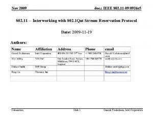 Nov 2009 doc IEEE 802 11 090926 r