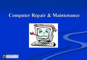 Computer Repair Maintenance Ainsley Smith Tel 0161 953