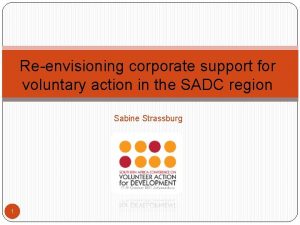 Reenvisioning corporate support for voluntary action in the