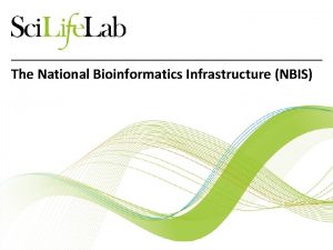 The National Bioinformatics Infrastructure NBIS Sci Life Lab