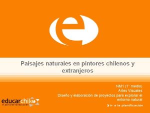 Paisajes naturales en pintores chilenos y extranjeros NM