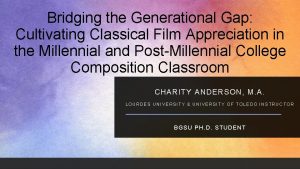 Bridging the Generational Gap Cultivating Classical Film Appreciation