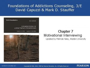 Foundations of Addictions Counseling 3E David Capuzzi Mark