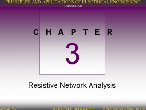 PRINCIPLES AND APPLICATIONS OF ELECTRICAL ENGINEERING THIRD EDITION