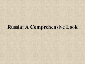 Russia A Comprehensive Look RussiaGeography Worlds largest country
