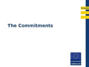 Europe Aid The Commitments Overview Europe Aid International