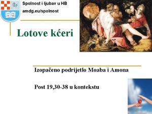 Spolnost i ljubav u HB amdg euspolnost Lotove