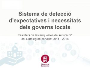 Sistema de detecci dexpectatives i necessitats dels governs