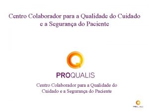 Centro Colaborador para a Qualidade do Cuidado e