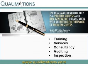 S Training Services Consultancy Auditing Inspection www qualimations