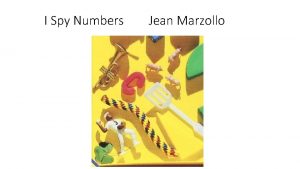 I Spy Numbers Jean Marzollo Concrete Pictorial iconic