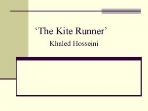 The Kite Runner Khaled Hosseini Guilt Atonement n