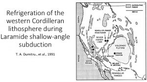 Refrigeration of the western Cordilleran lithosphere during Laramide